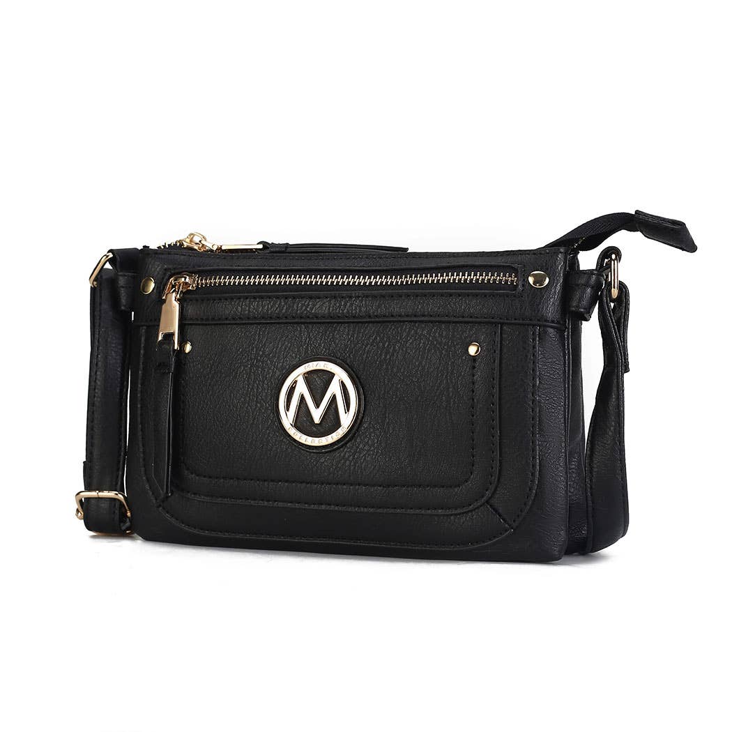 Elaina Crossbody Handbag Vegan Leather Women's by Mia K