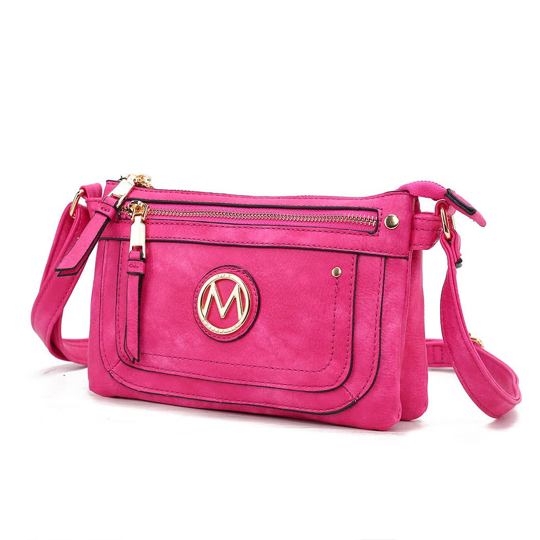 Elaina Crossbody Handbag Vegan Leather Women's by Mia K