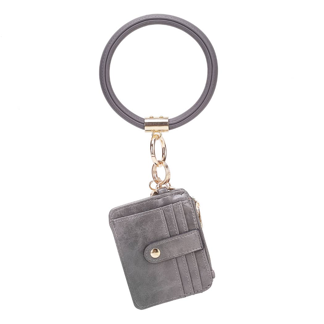 Jordyn Bracelet Keychain with a Credit Card Holder by Mia k
