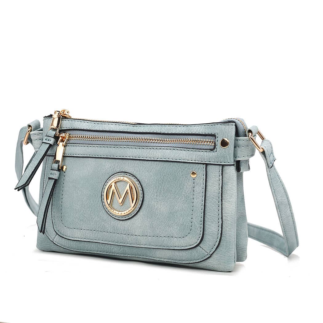 Elaina Crossbody Handbag Vegan Leather Women's by Mia K