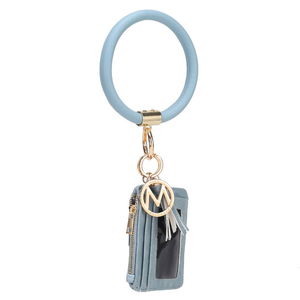 Jordyn Bracelet Keychain with a Credit Card Holder by Mia k