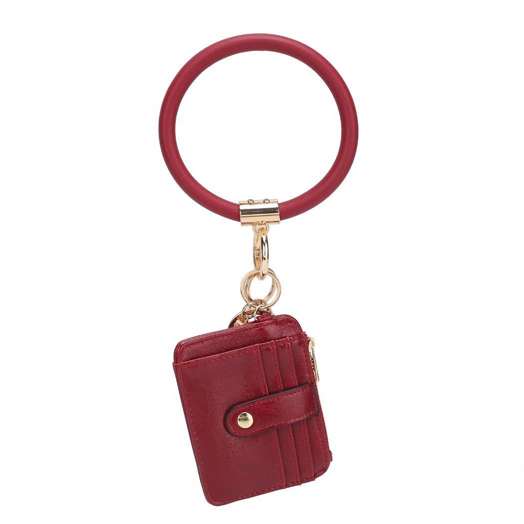 Jordyn Bracelet Keychain with a Credit Card Holder by Mia k