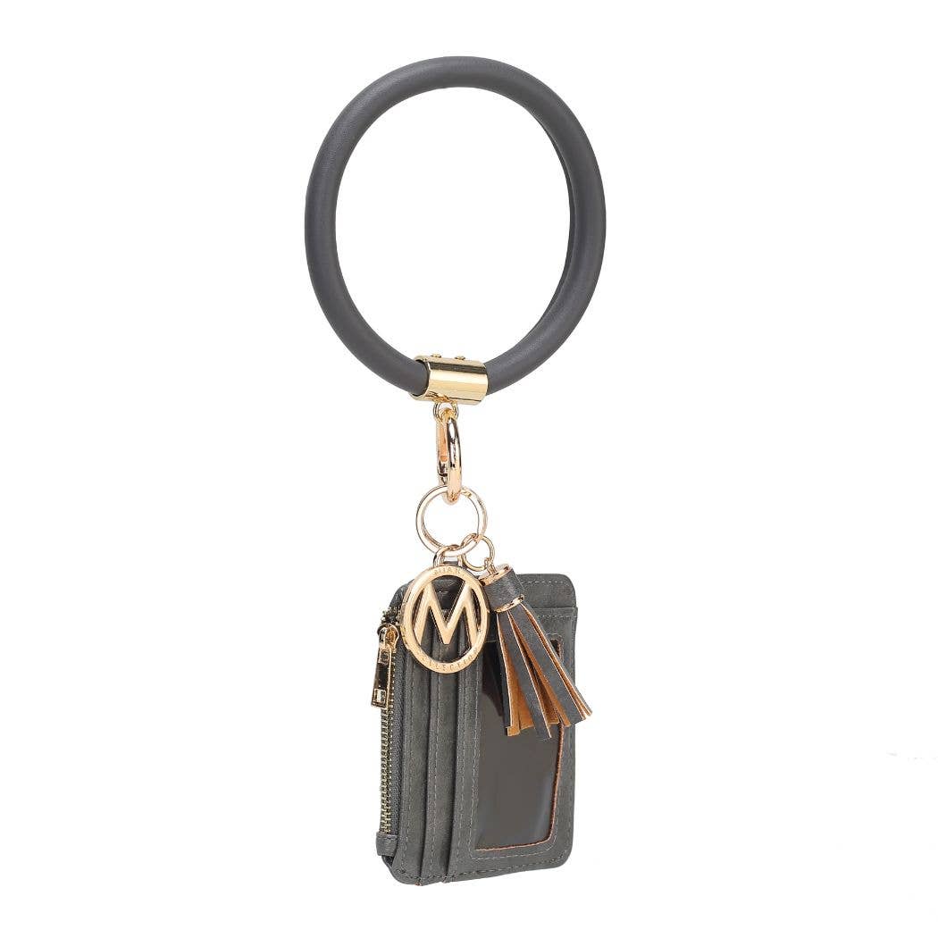 Jordyn Bracelet Keychain with a Credit Card Holder by Mia k