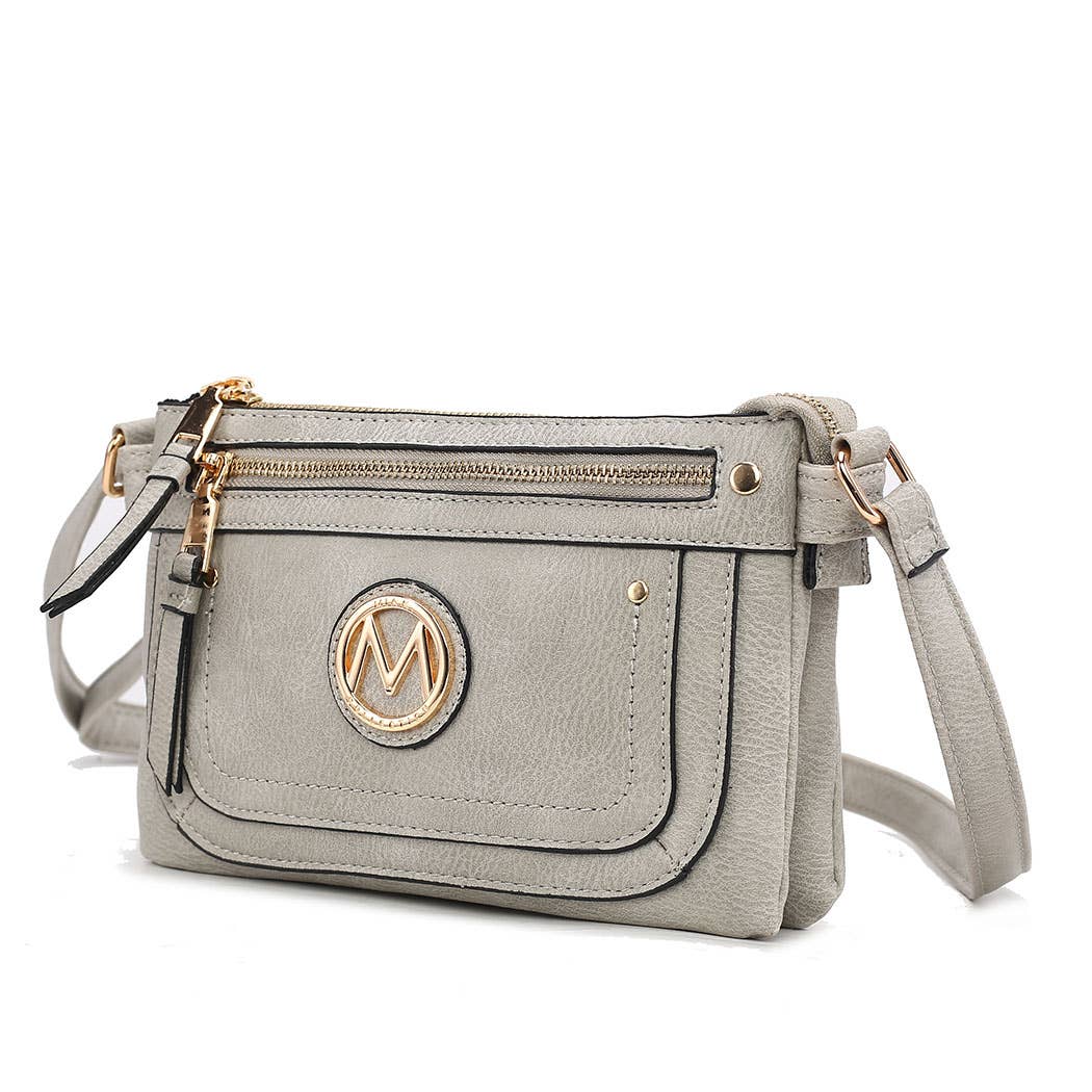 Elaina Crossbody Handbag Vegan Leather Women's by Mia K