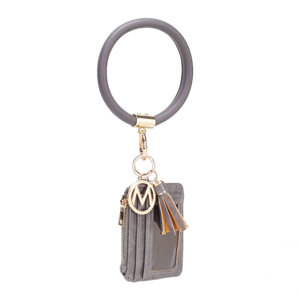 Jordyn Bracelet Keychain with a Credit Card Holder by Mia k