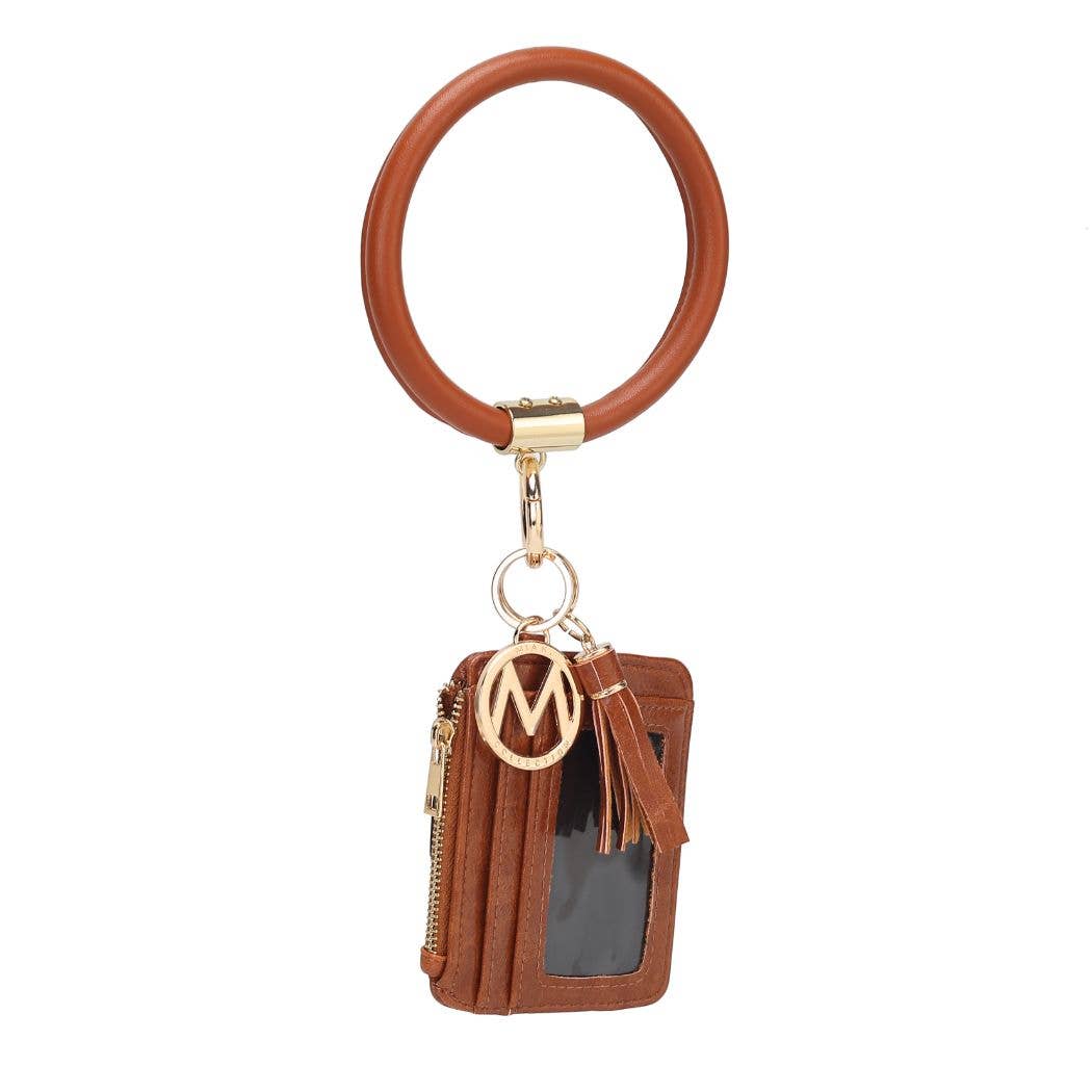 Jordyn Bracelet Keychain with a Credit Card Holder by Mia k