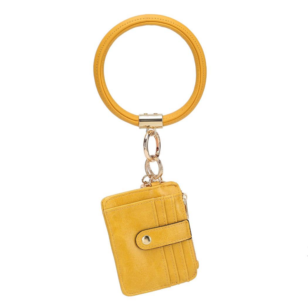 Jordyn Bracelet Keychain with a Credit Card Holder by Mia k