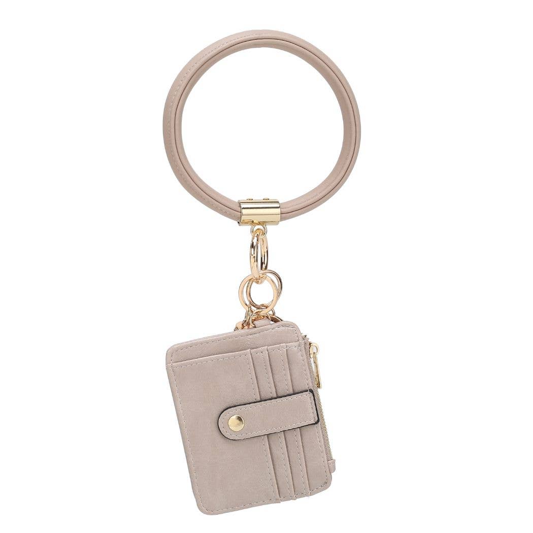 Jordyn Bracelet Keychain with a Credit Card Holder by Mia k