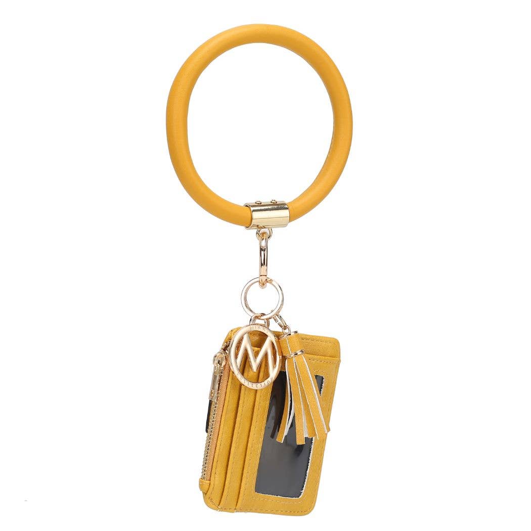 Jordyn Bracelet Keychain with a Credit Card Holder by Mia k