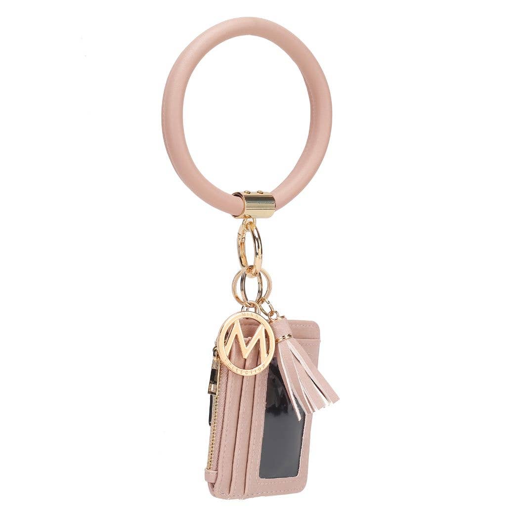 Jordyn Bracelet Keychain with a Credit Card Holder by Mia k