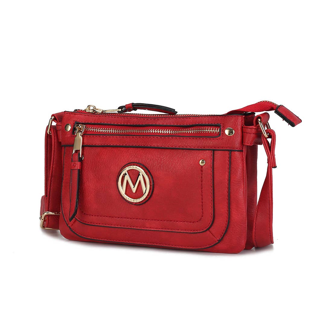 Elaina Crossbody Handbag Vegan Leather Women's by Mia K