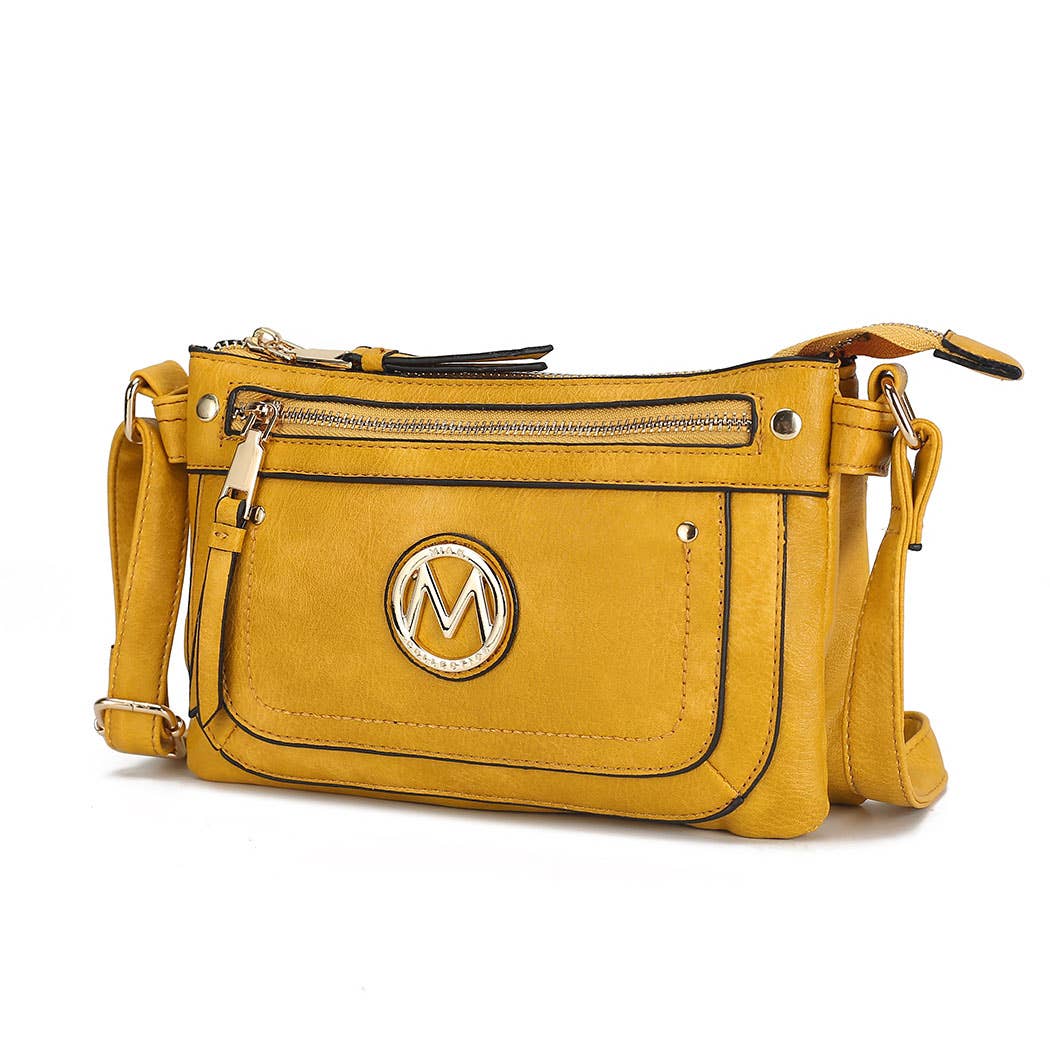 Elaina Crossbody Handbag Vegan Leather Women's by Mia K