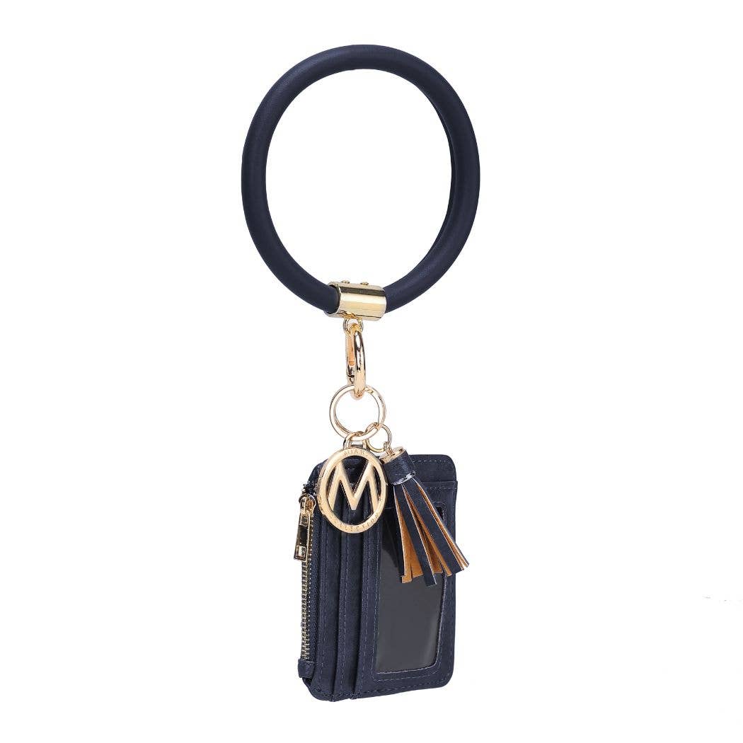Jordyn Bracelet Keychain with a Credit Card Holder by Mia k