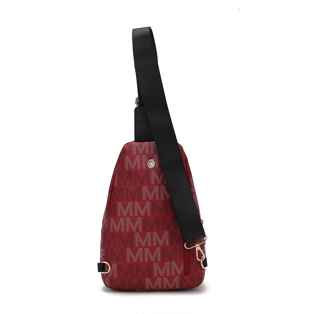 MKF Helaena M logo Printed Women Sling Bag by Mia K
