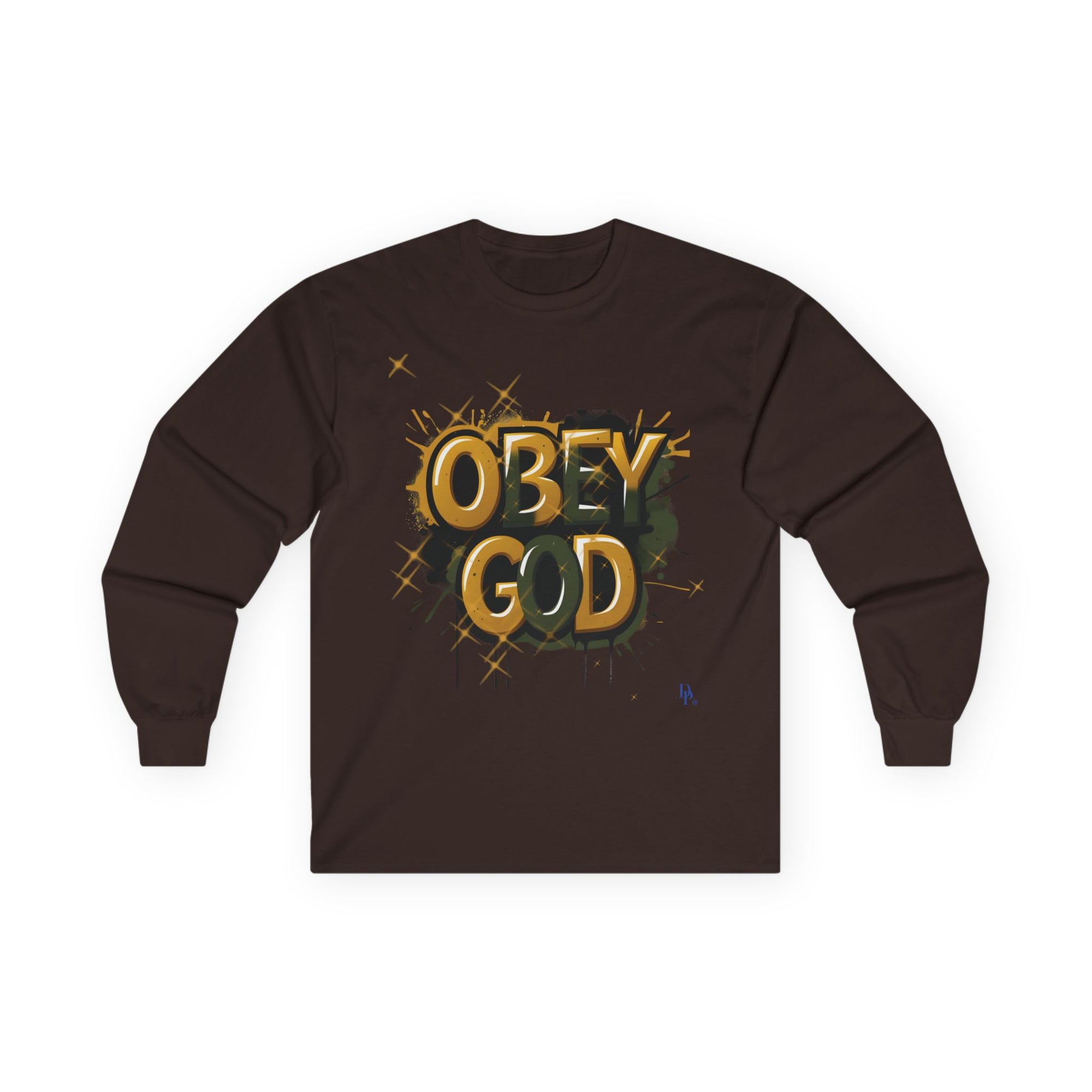 Obey God 3 Unisex Ultra Cotton Long Sleeve Tee