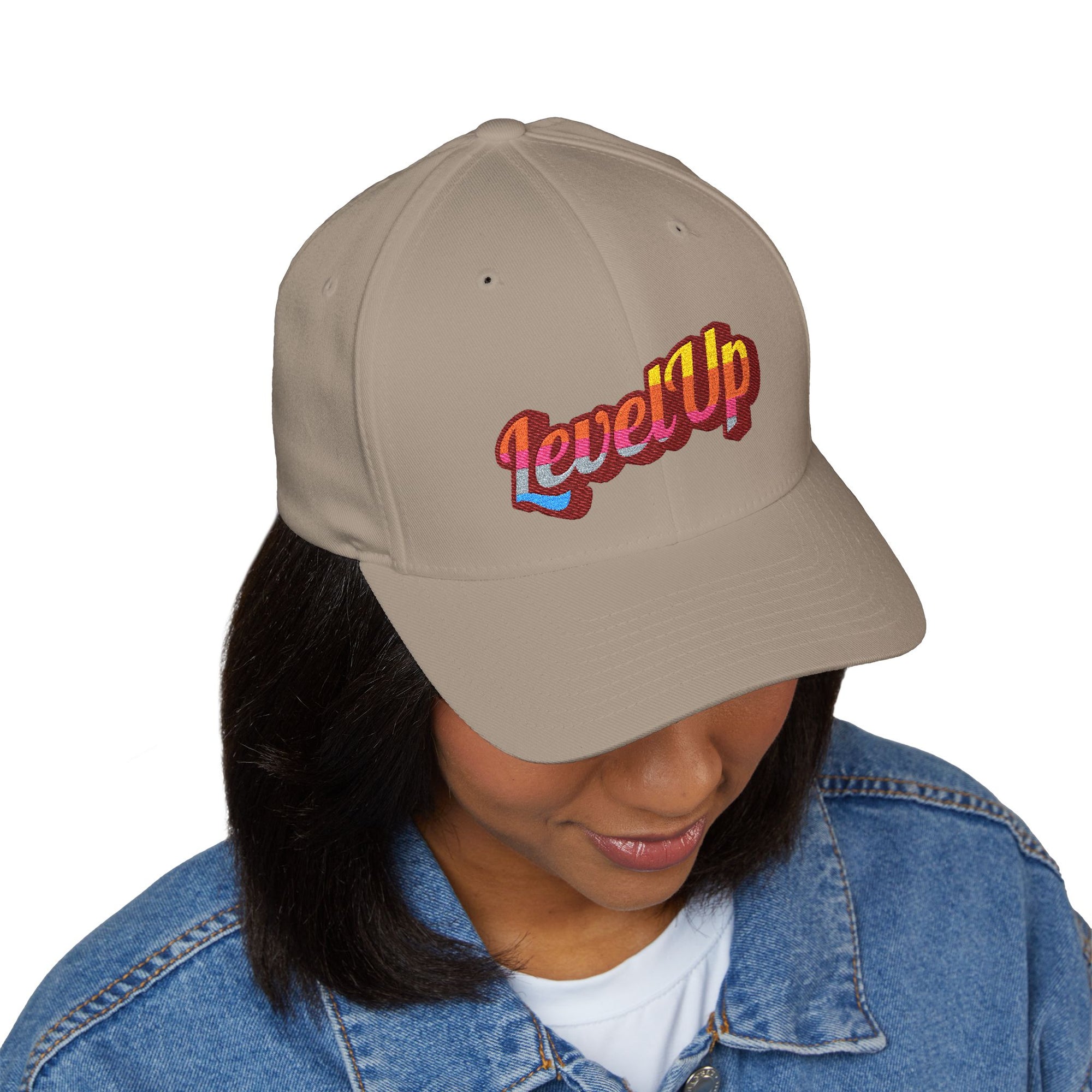 Level Up 1 Closed-Back Structured Cap (Embroidery)