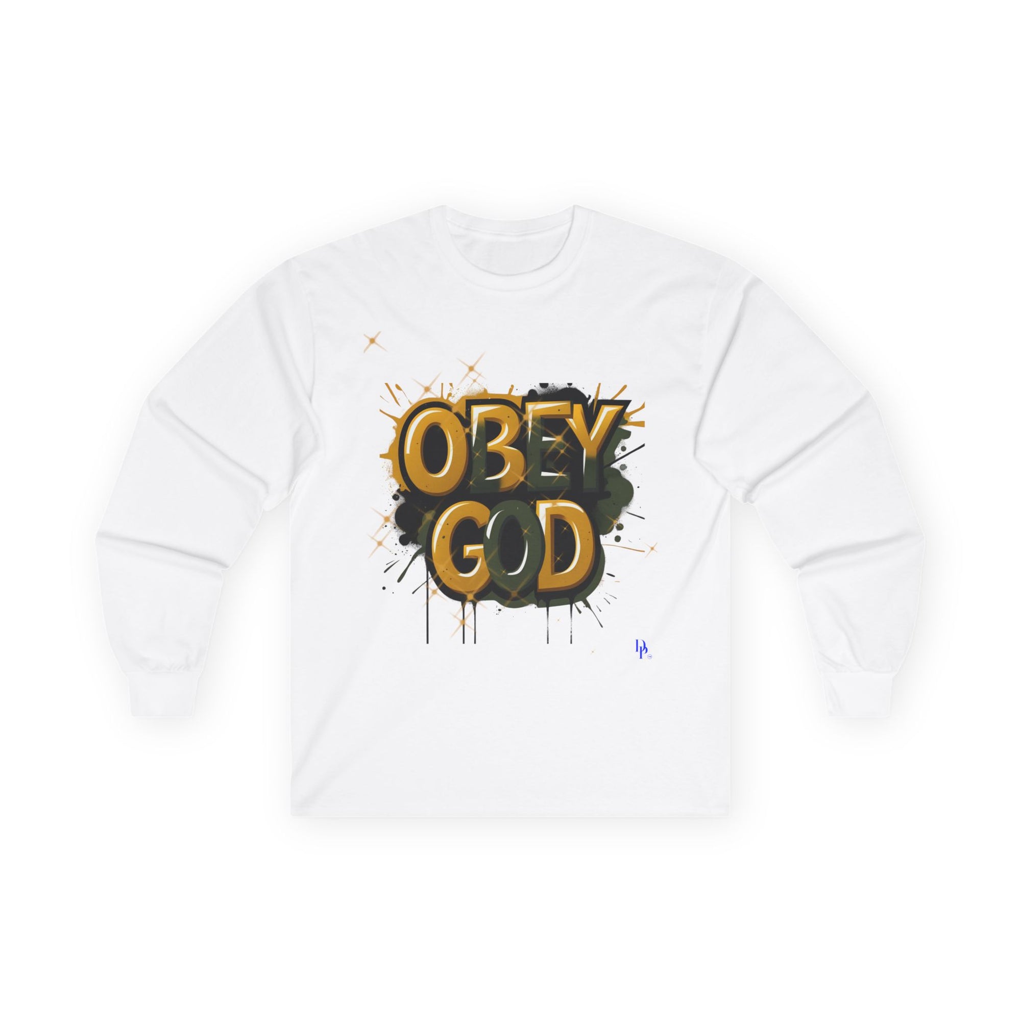 Obey God 2 Motivational Long Sleeve Tee