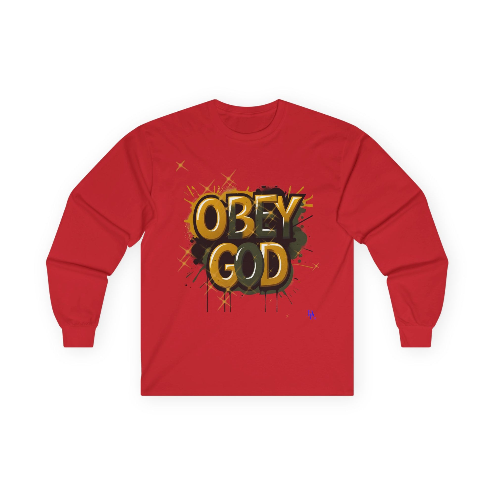 Obey God Unisex Ultra Cotton Long Sleeve Tee