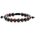 Polished Natural Stones Bead Adjustable Bracelet