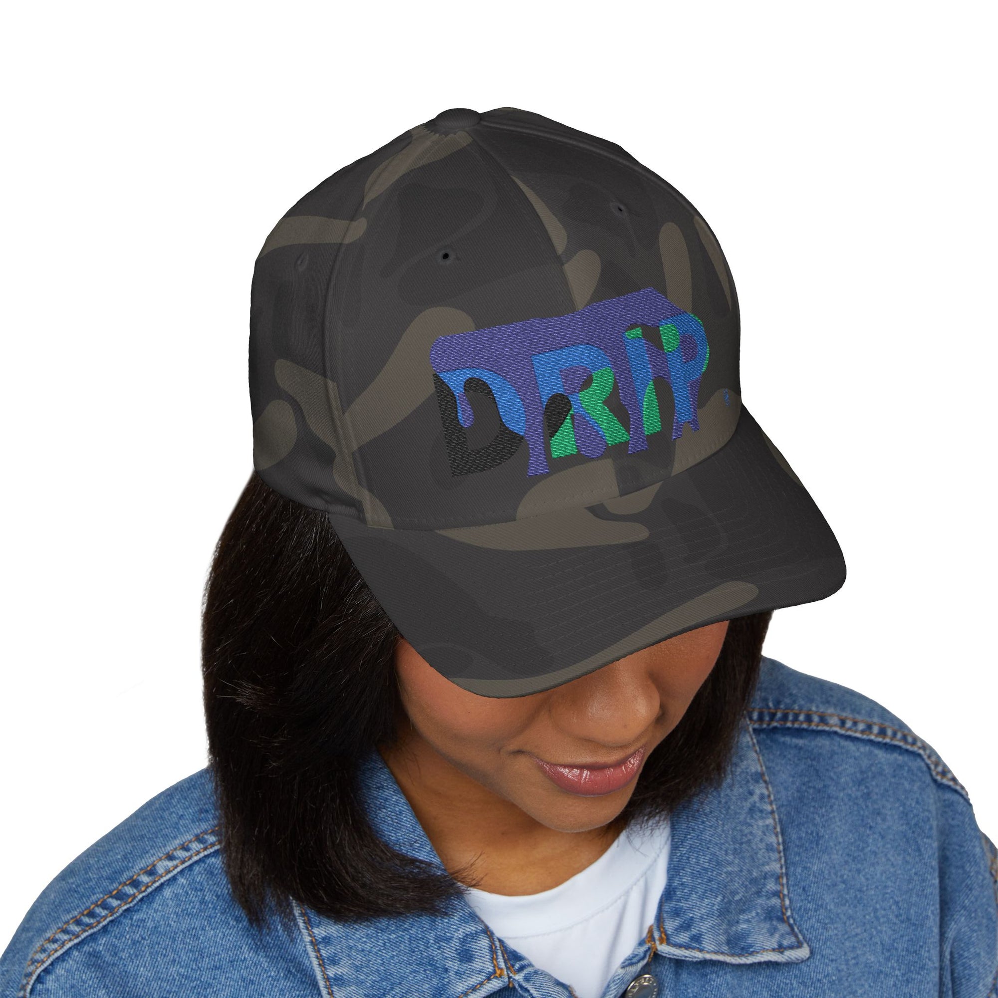 DRIP Edit Closed-Back Structured Cap (Embroidery)