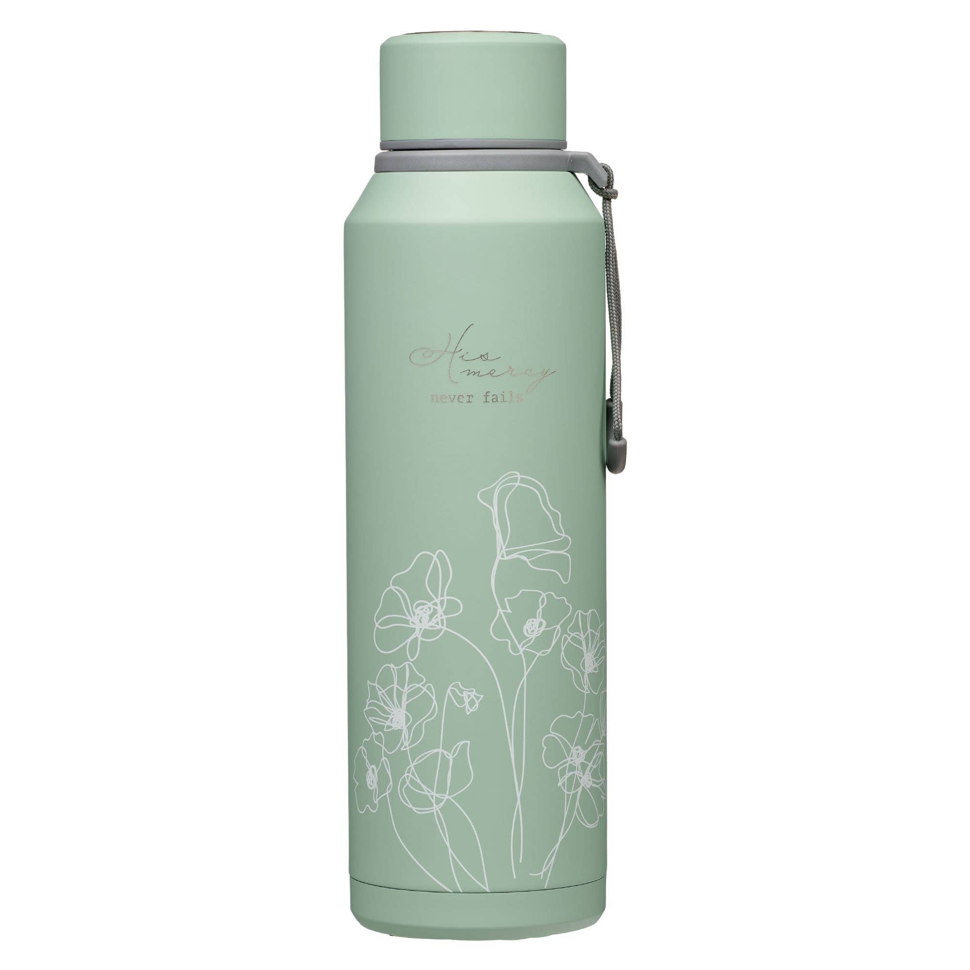 Water Bottle SS Mint New Morning Mercies