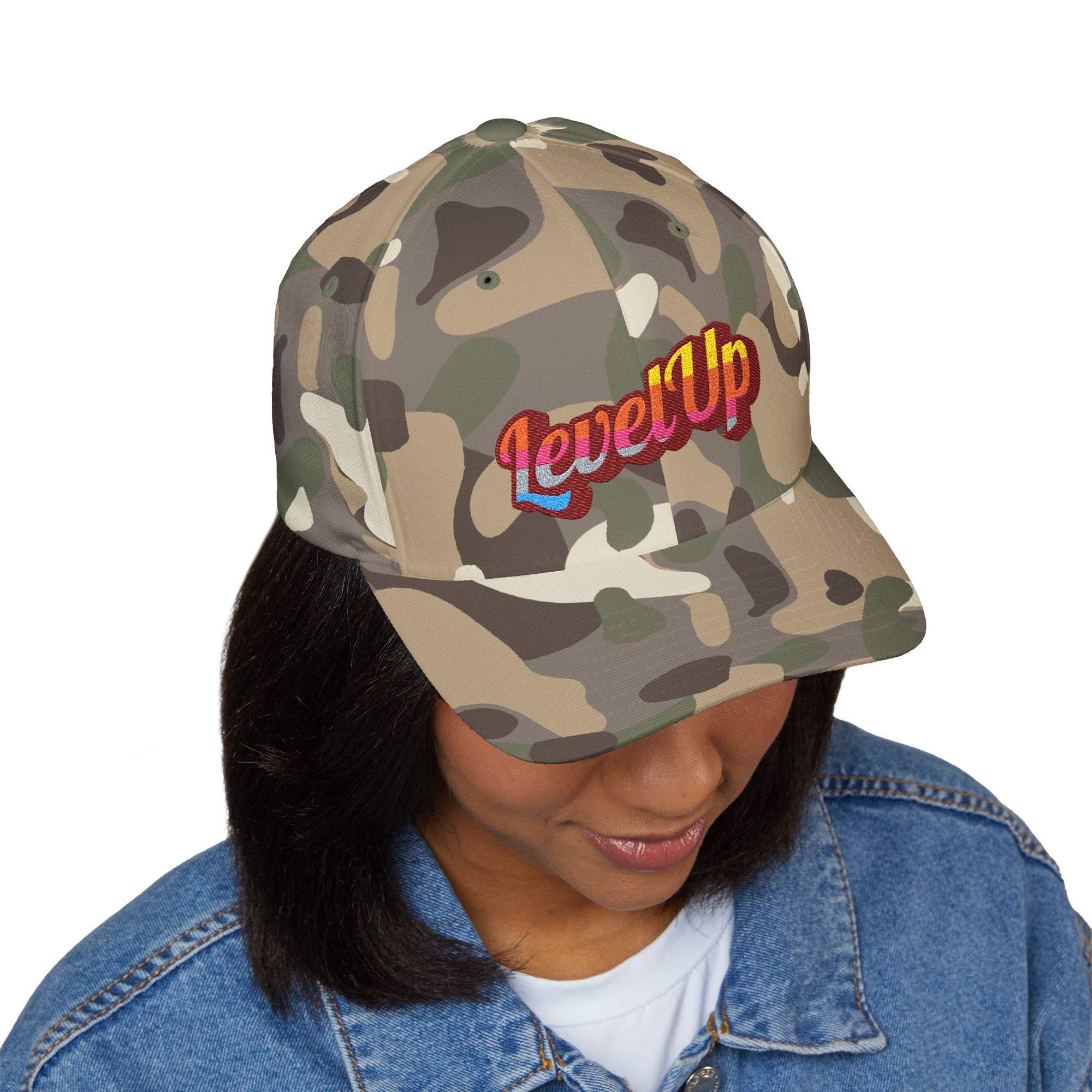 Level Up 1 Closed-Back Structured Cap (Embroidery)