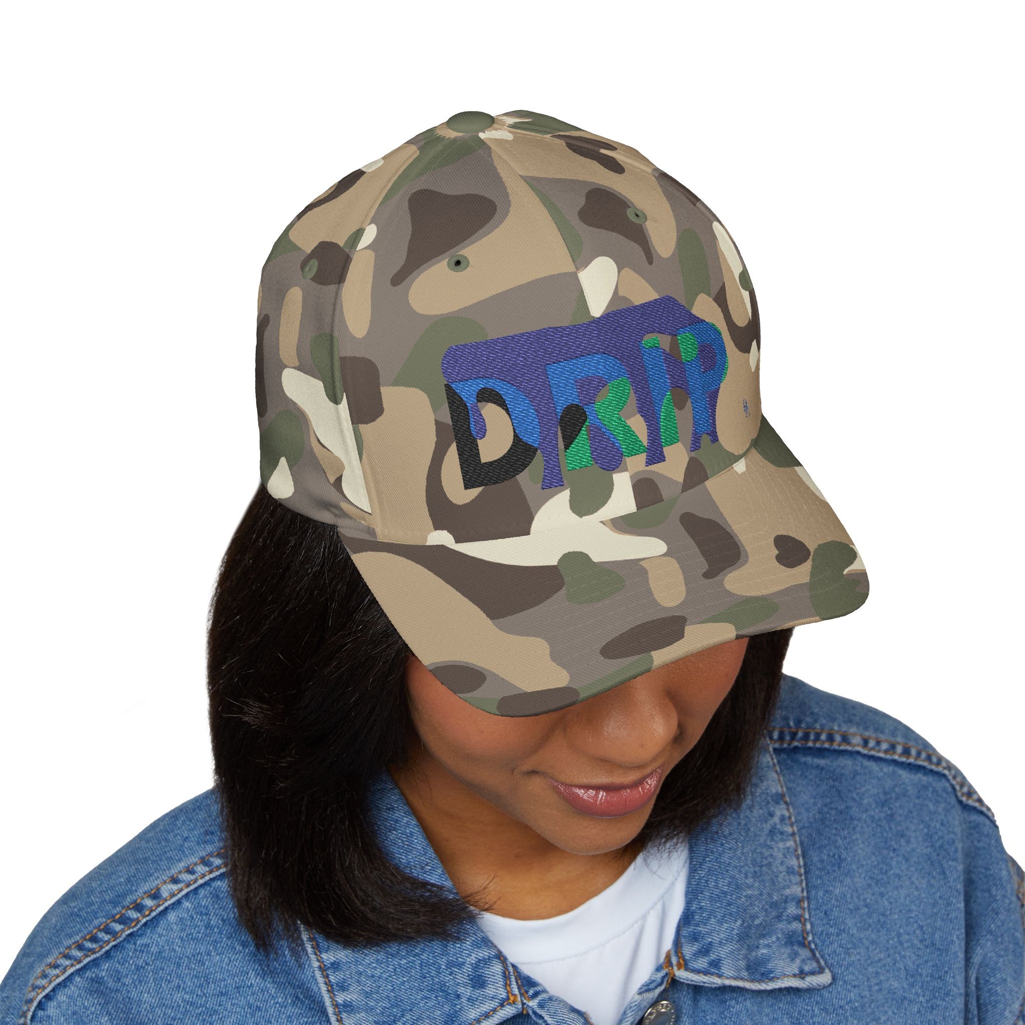 DRIP Edit Closed-Back Structured Cap (Embroidery)