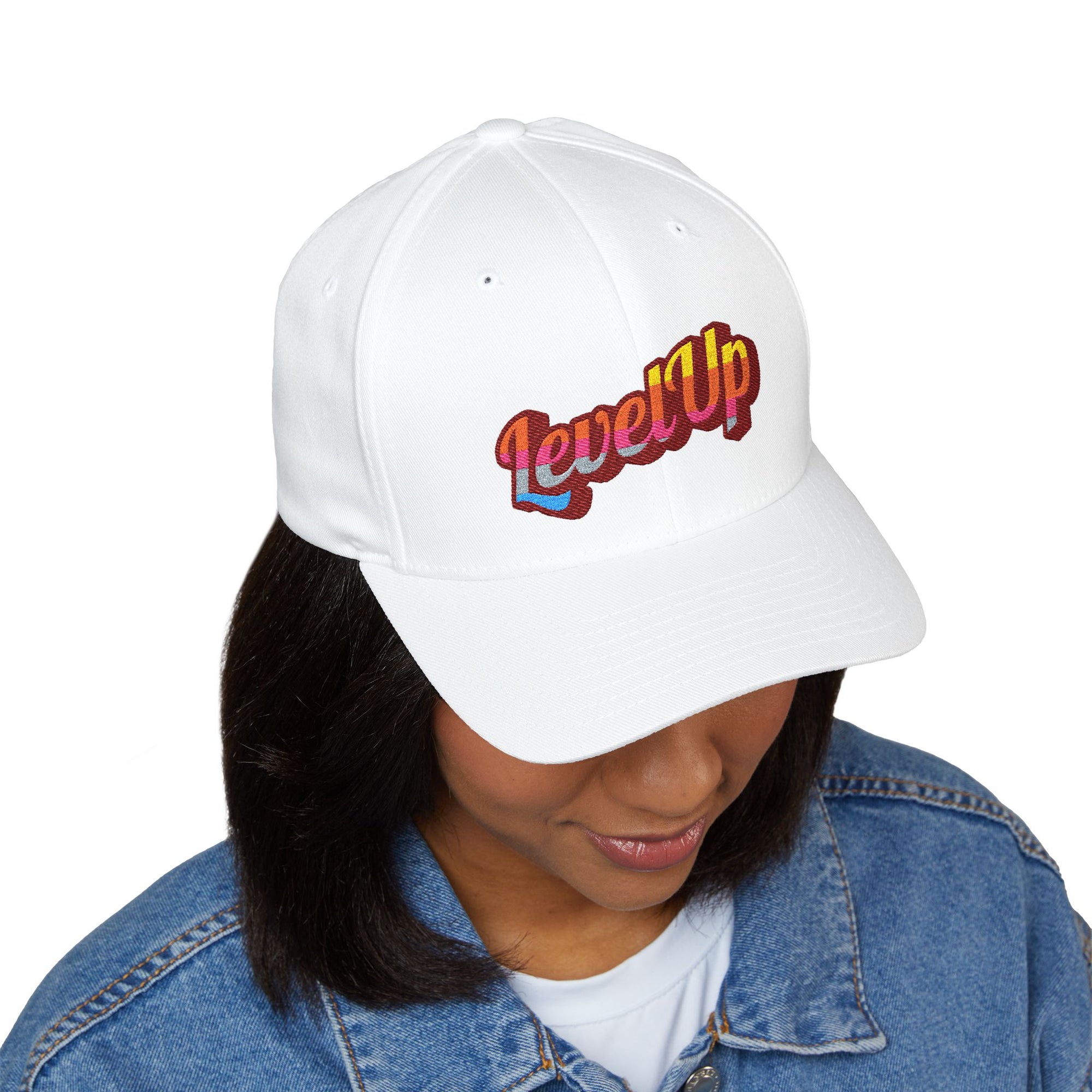 Level Up 1 Closed-Back Structured Cap (Embroidery)