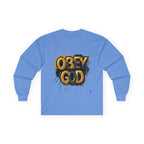 Obey God Unisex Ultra Cotton Long Sleeve Tee