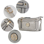 Elaina Crossbody Handbag Vegan Leather Women's by Mia K