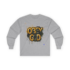 Obey God Unisex Ultra Cotton Long Sleeve Tee
