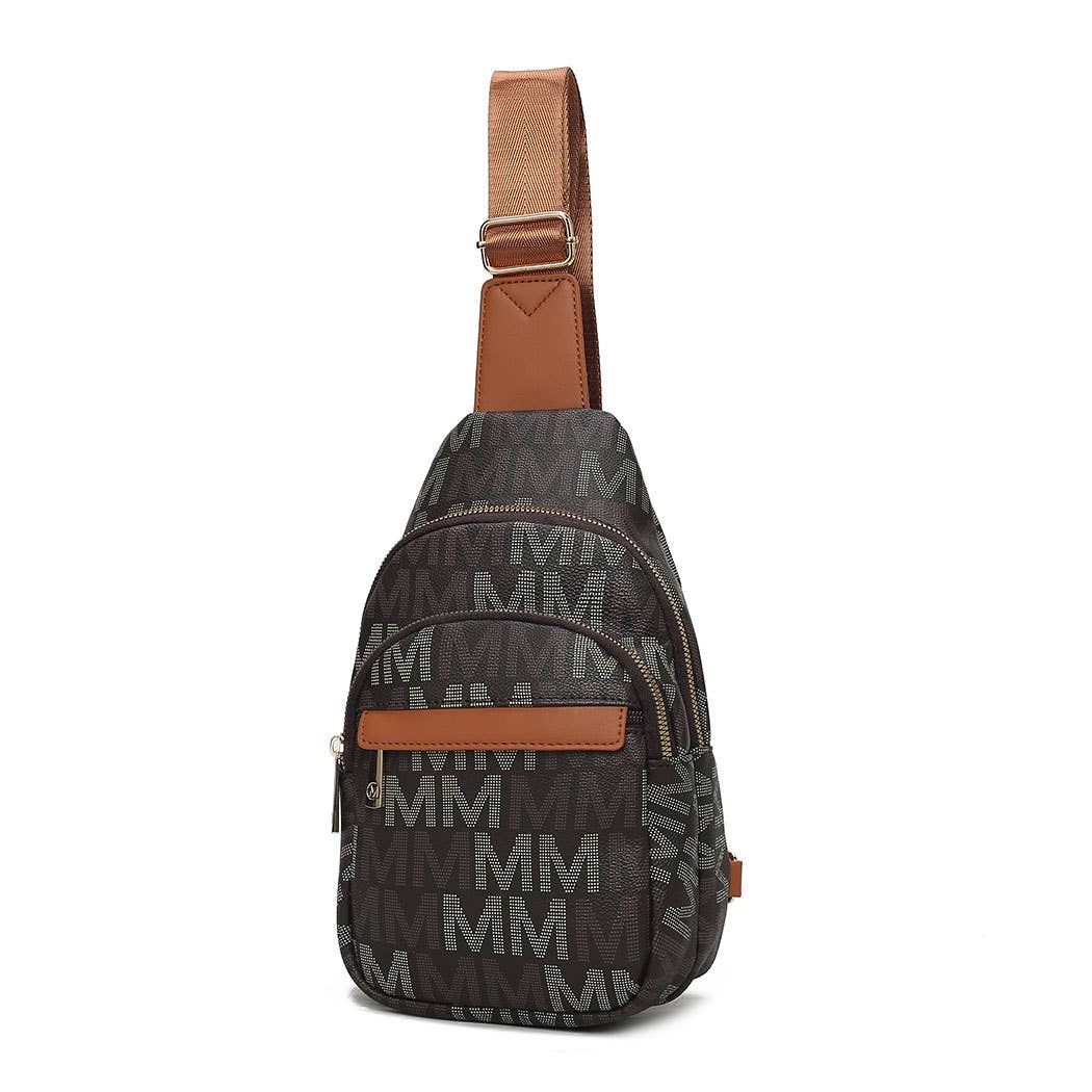 MKF Helaena M logo Printed Women Sling Bag by Mia K
