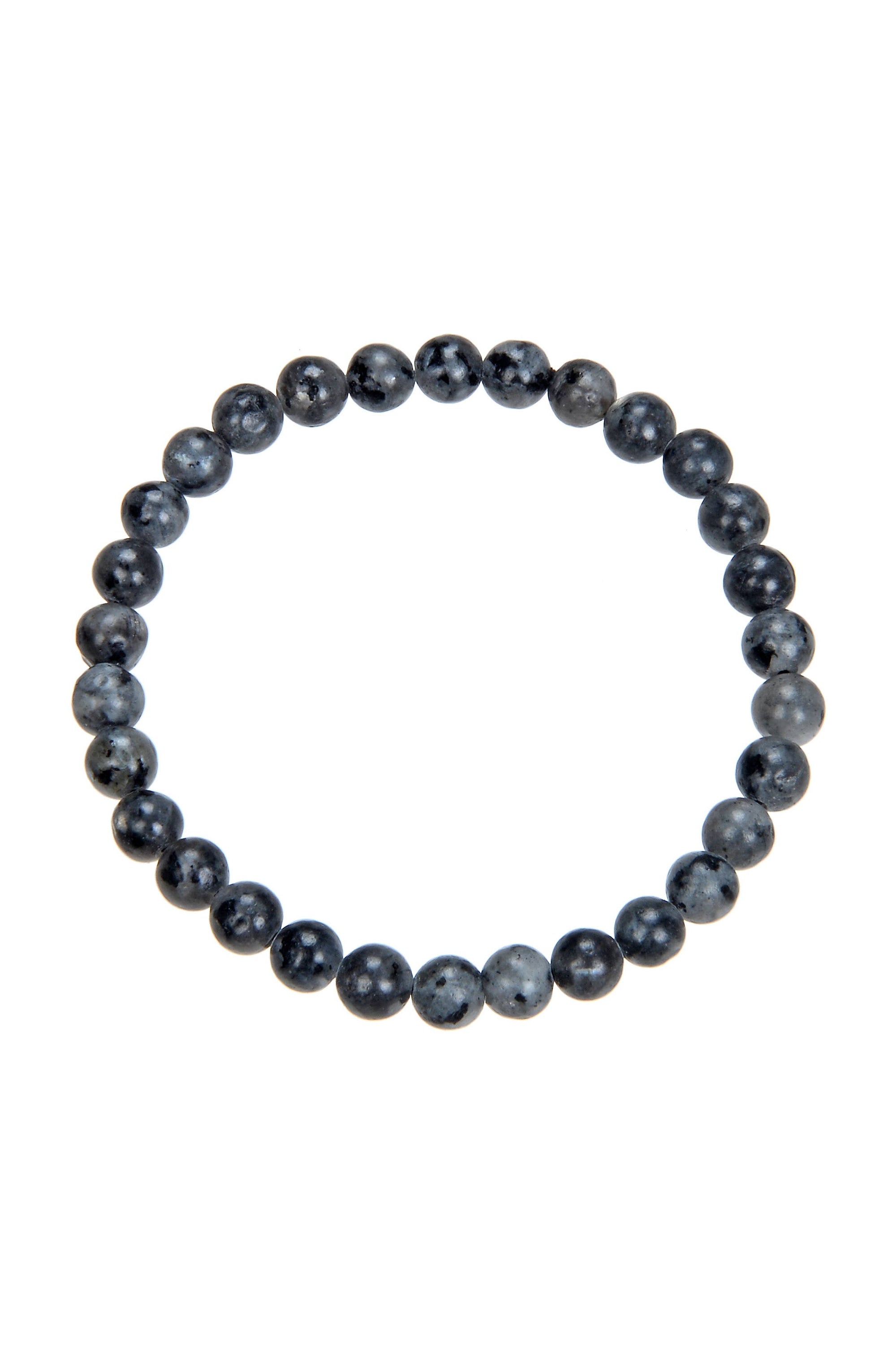 Black Labradorite Beaded Bracelet