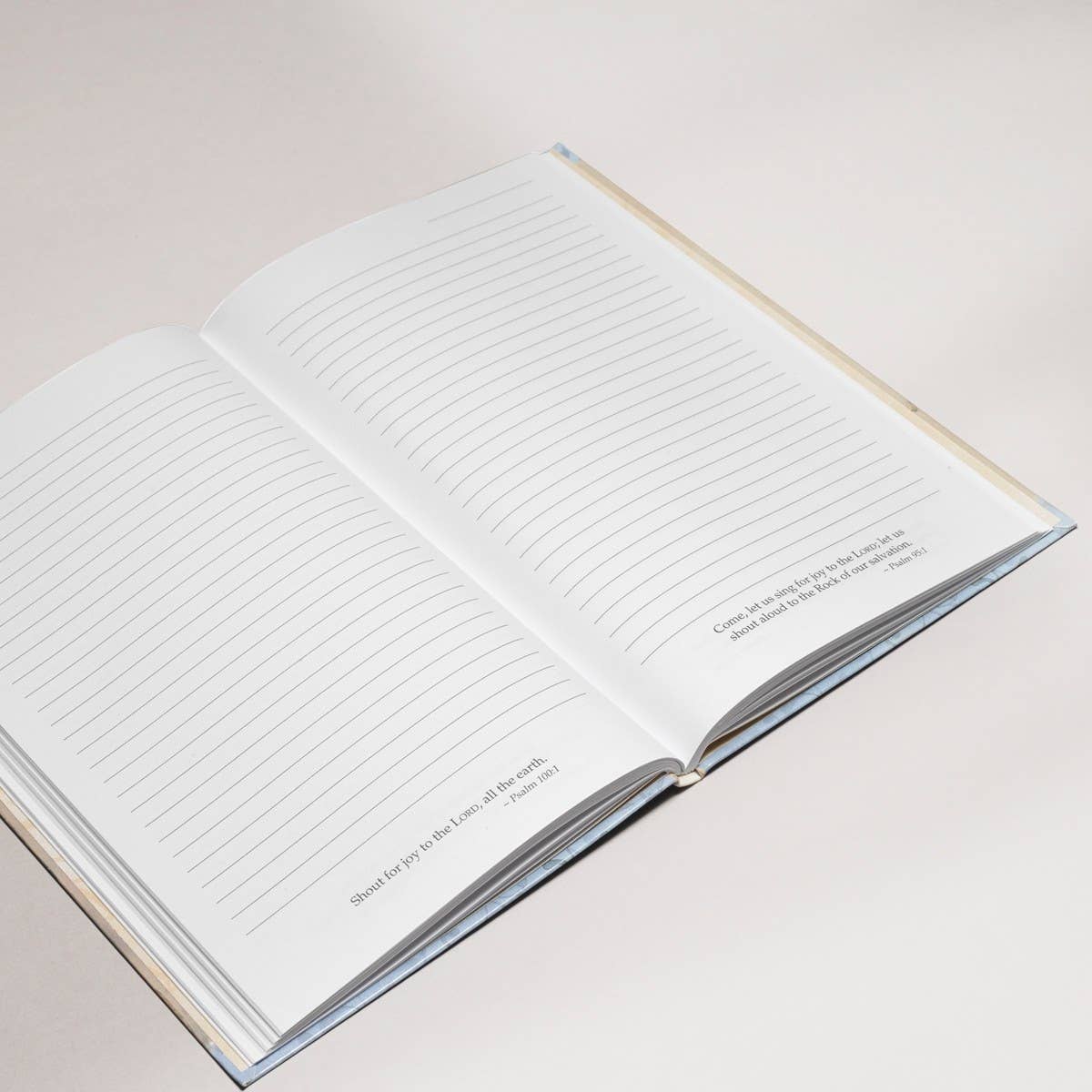 Journal Softcover Blue Flowers Lord's Mercies Lam. 3:22