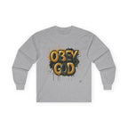 Obey God 3 Unisex Ultra Cotton Long Sleeve Tee