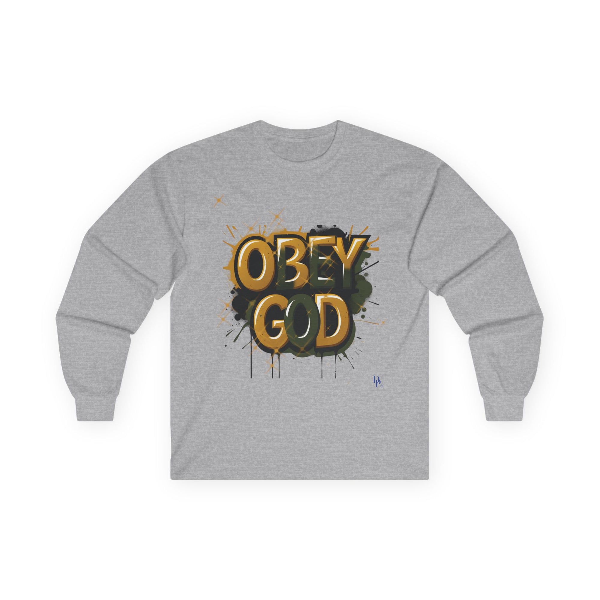 Obey God 3 Unisex Ultra Cotton Long Sleeve Tee