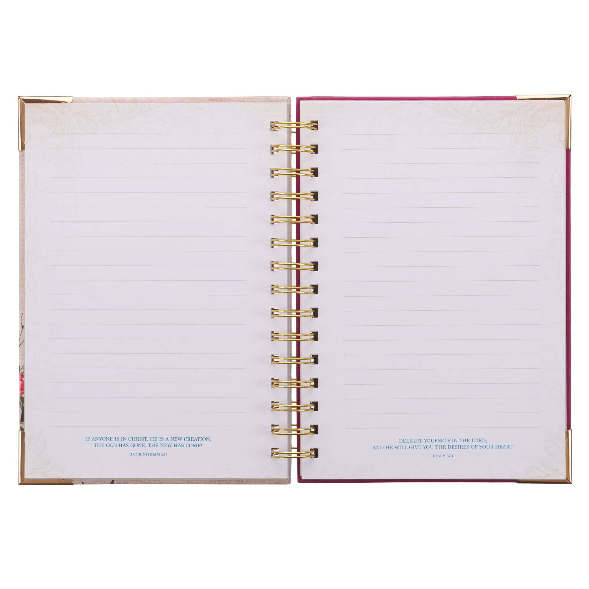 Journal Wirebound Trust in the Lord Floral Prov 3:5