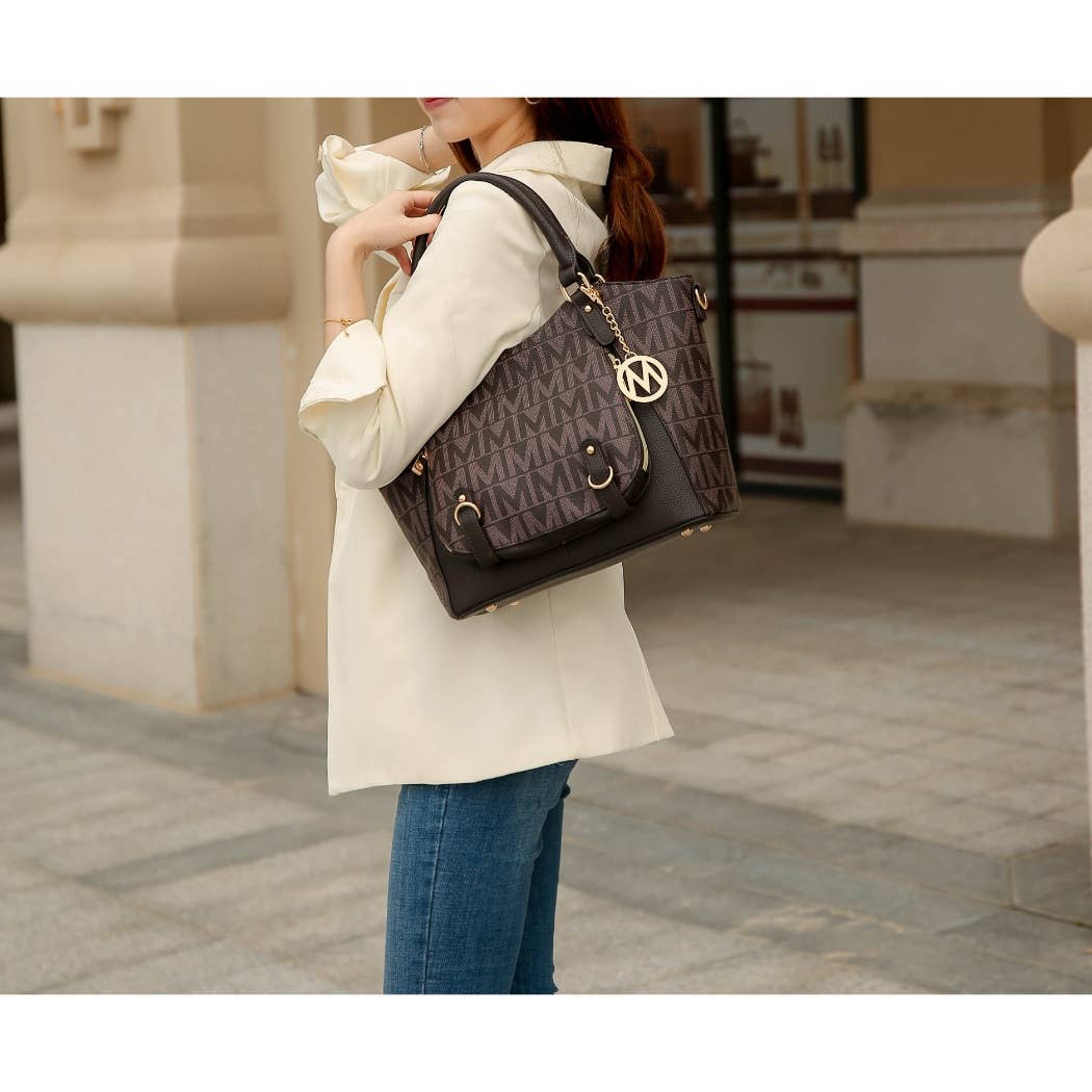 MKF Fula Signature Satchel Bag Women's Handbag