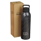 Water Bottle SS Black Stone Be Strong & Courageous Josh. 1:9