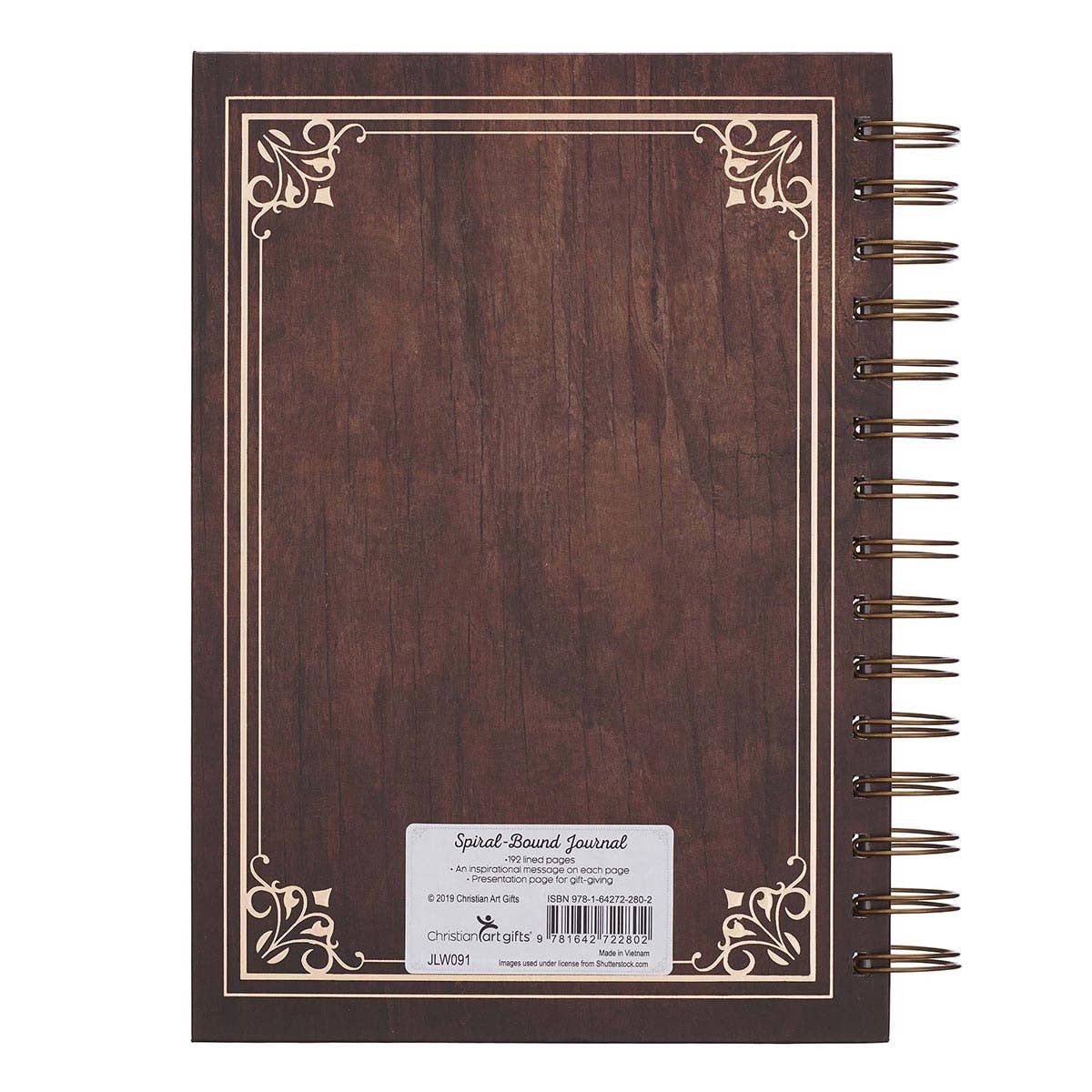 Journal Wirebound Brown Man of God 1 Tim. 6:11