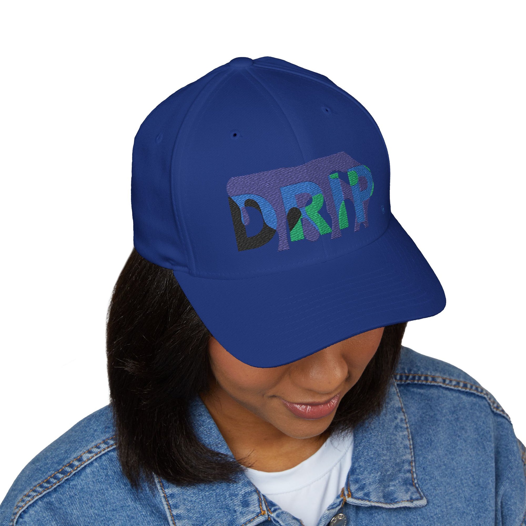 DRIP Edit Closed-Back Structured Cap (Embroidery)
