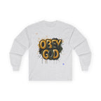 Obey God Unisex Ultra Cotton Long Sleeve Tee