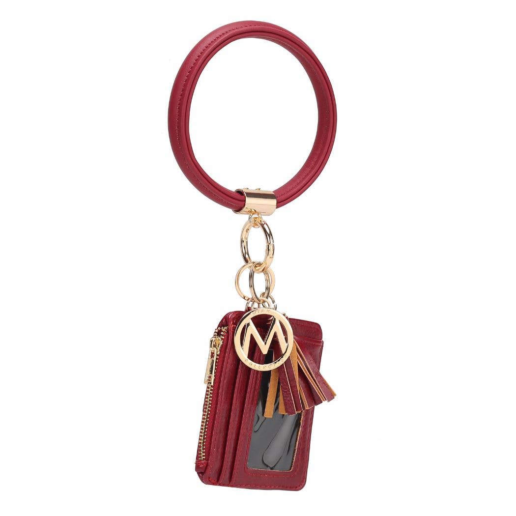 Jordyn Bracelet Keychain with a Credit Card Holder by Mia k