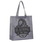 Tote Gray Be Strong Eph. 6:10