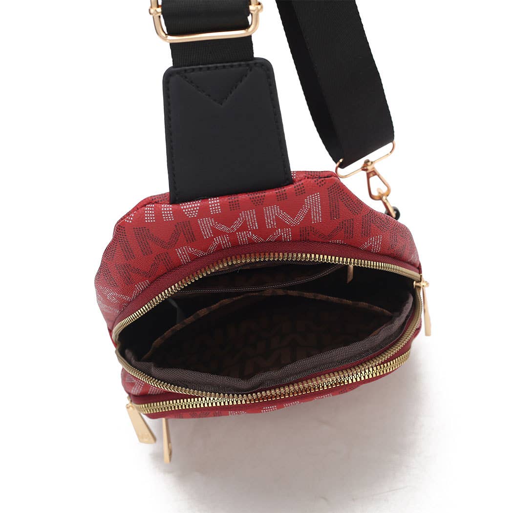 MKF Helaena M logo Printed Women Sling Bag by Mia K