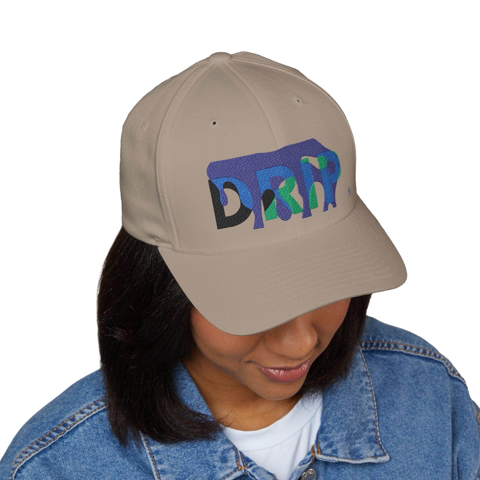 DRIP Edit Closed-Back Structured Cap (Embroidery)