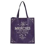 Tote Purple His Mercies Are New Lam. 3:22-23