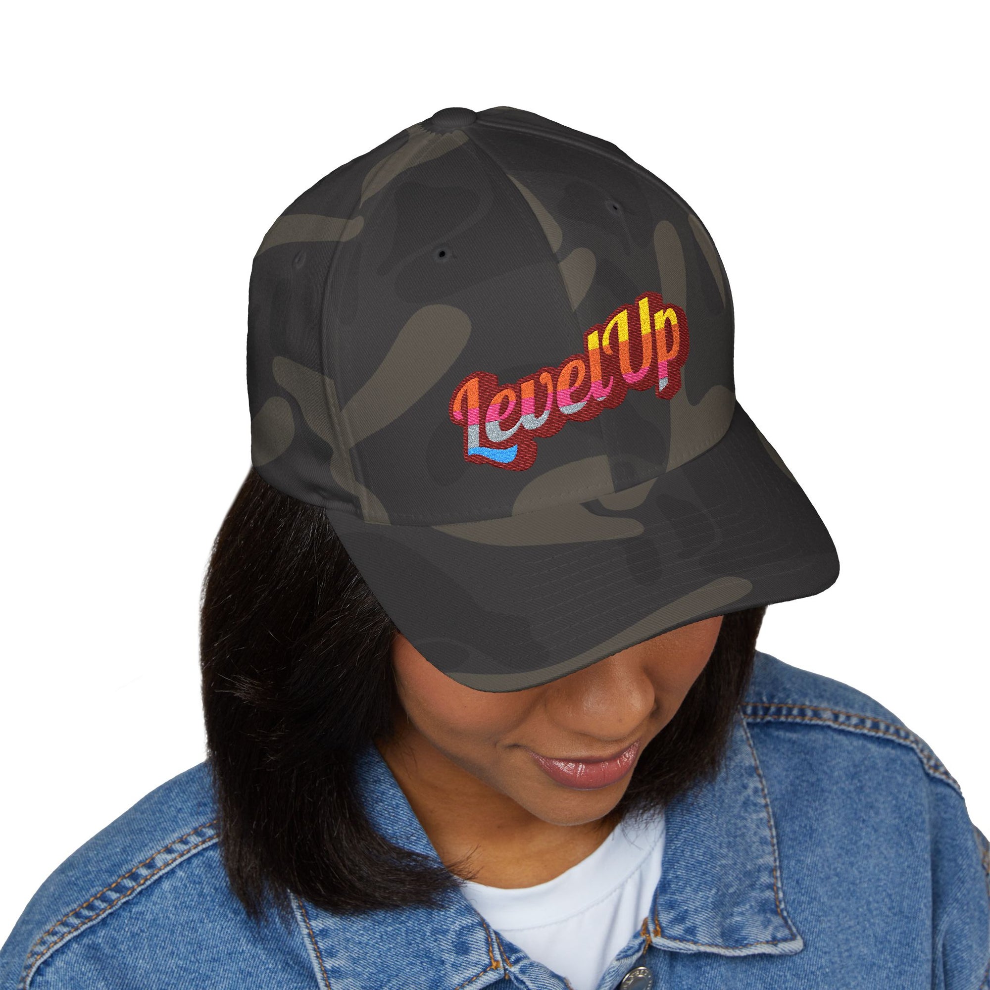 Level Up 1 Closed-Back Structured Cap (Embroidery)
