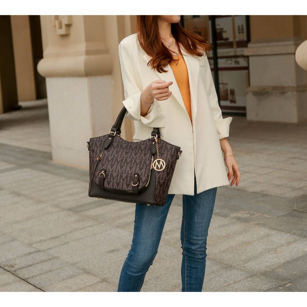 MKF Fula Signature Satchel Bag Women's Handbag