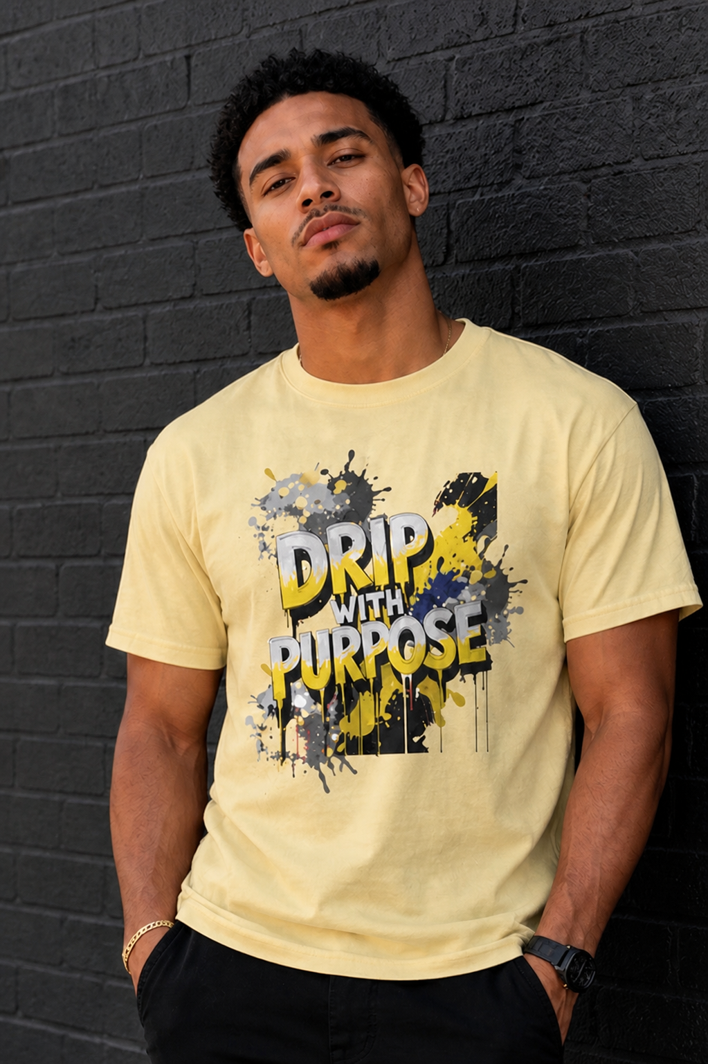 Drip with Purpose-Gold